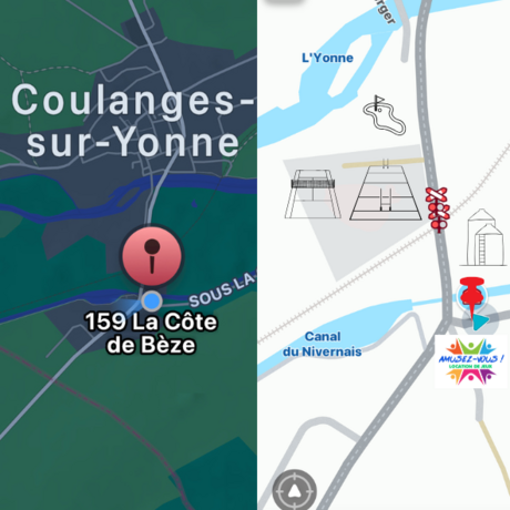 @plan location jeux yonne Nièvre 